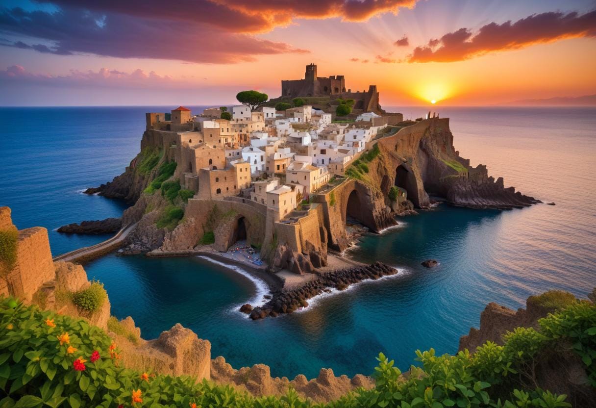 Utforska mysiga bed and breakfast i Aci Castello illustration